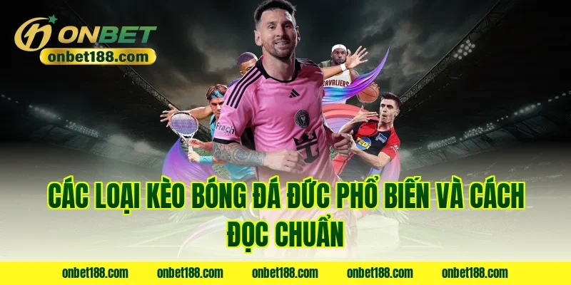 Các loại kèo bóng đá Đức phổ biến và cách đọc chuẩn