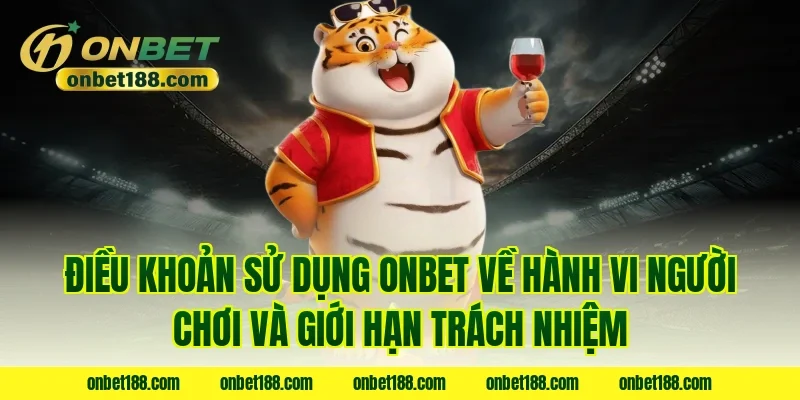 Điều khoản sử dụng Onbet về hành vi người chơi và giới hạn trách nhiệm